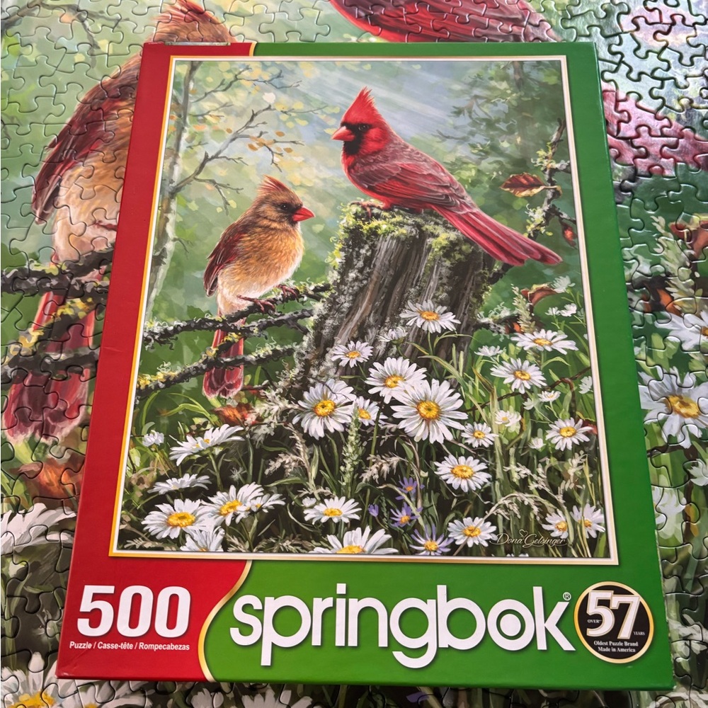 💗5/$25!💗 
Springbok Cardinal Puzzle - 500 Pieces complete